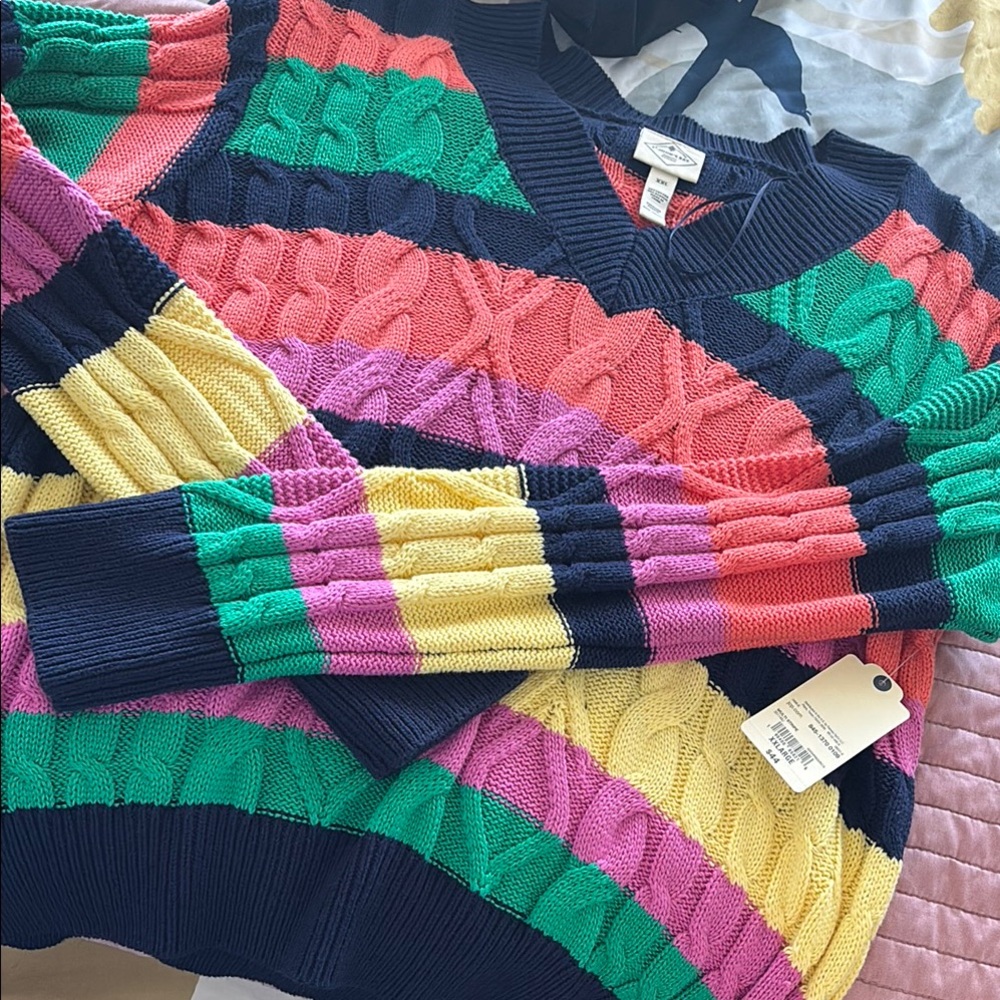 Colorful Striped Sweater